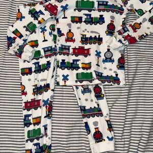 PJ Place Train Print Pajama Set